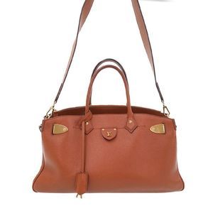 Louis Vuitton All Set MM 2 Way Bag Handbag Brown